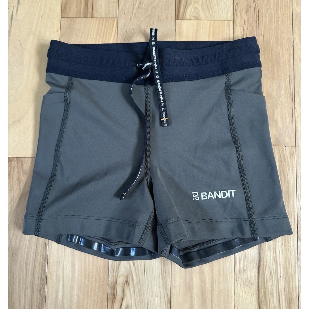 Bandit Stamina 3" Compression Shorts Green Olive Women's Size XS